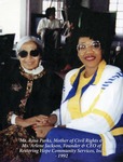 Portrait of Rosa Parks and Arlene Jackson