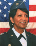 Amina Carter in military uniform