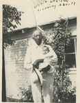 Jerome R. Collins and an infant