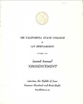 Commencement Program 1968 by CSUSB