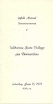 Commencement Program 1974 by CSUSB