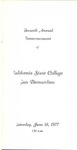 Commencement Program 1977 by CSUSB