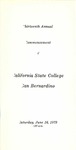 Commencement Program 1979 by CSUSB