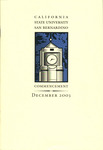 Commencement Program (December 2003)