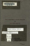 Course Catalog 1965-1966 by CSUSB